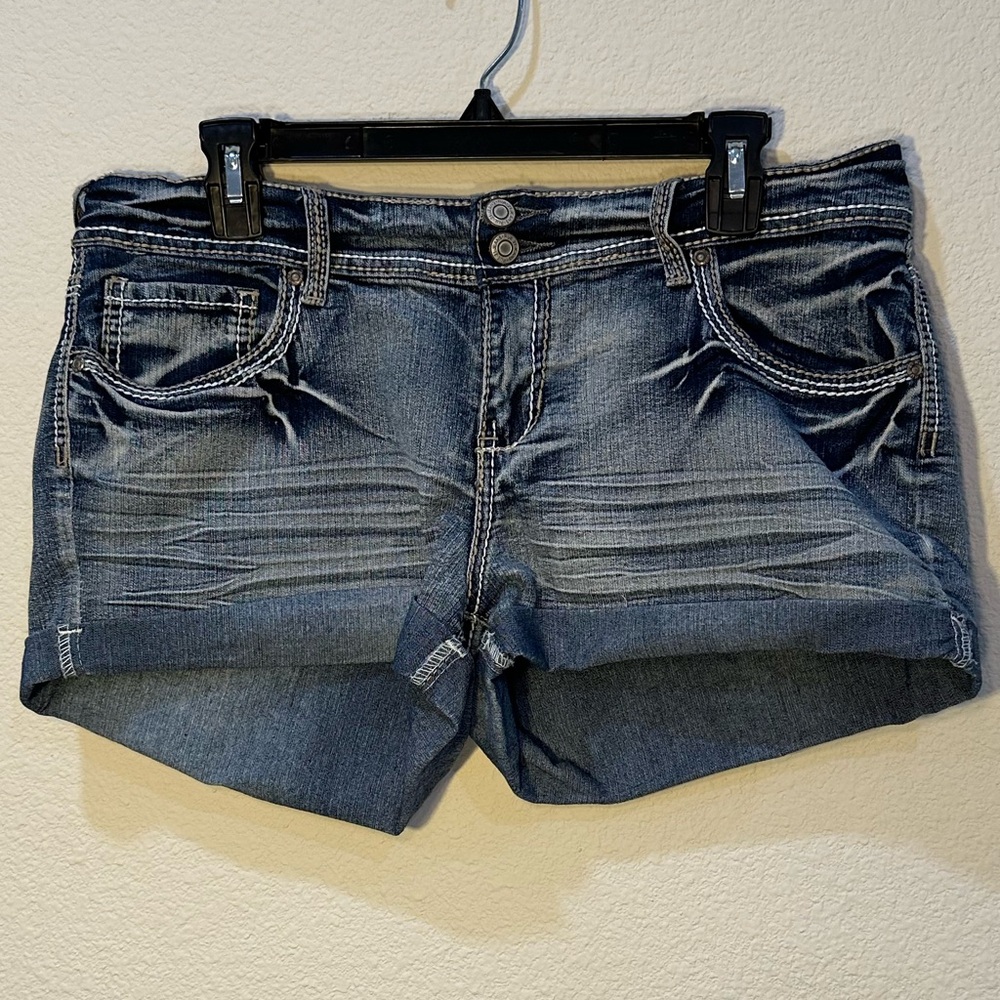 Women's Blue Denim Shorts
